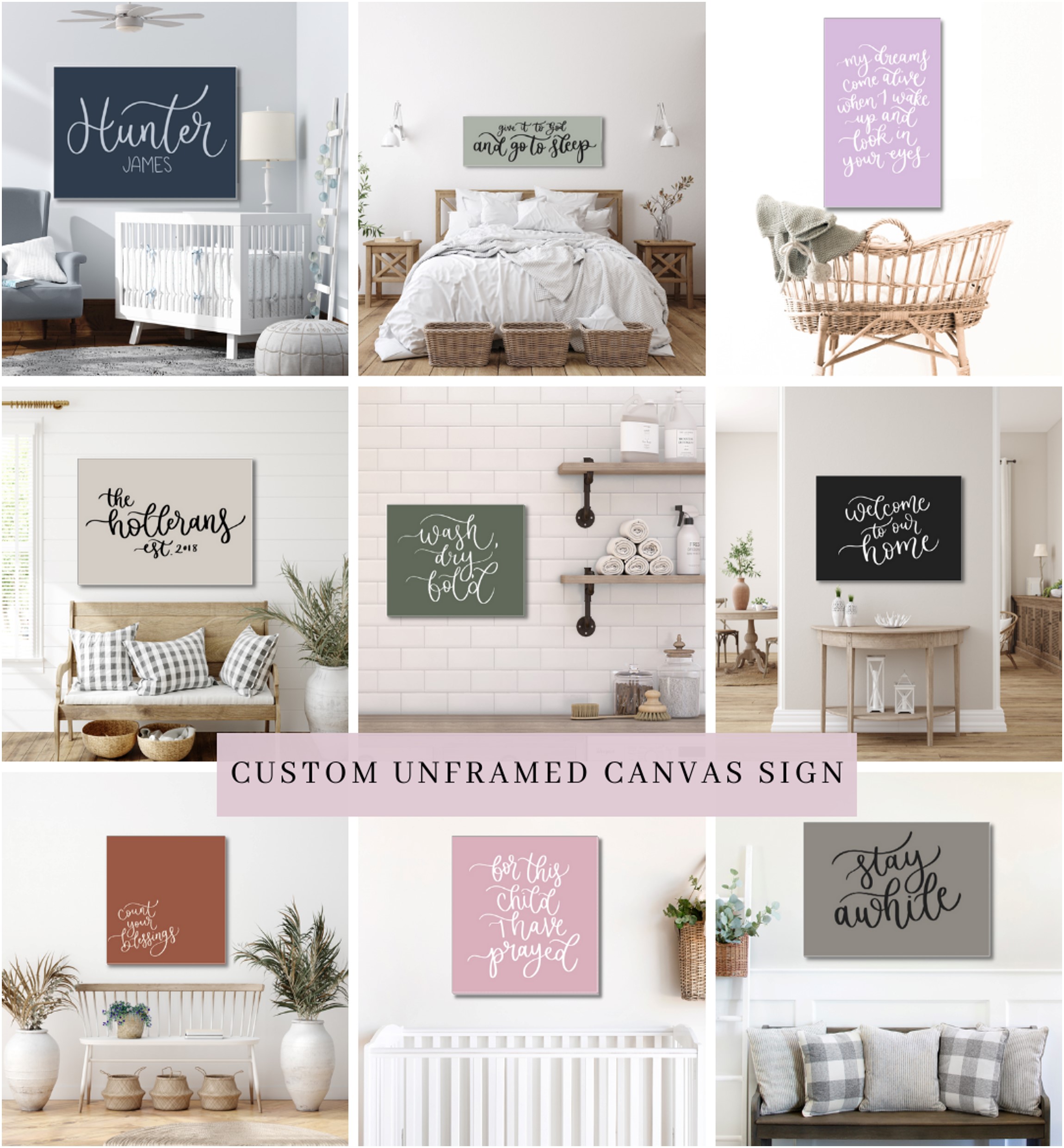 Canvas Signs